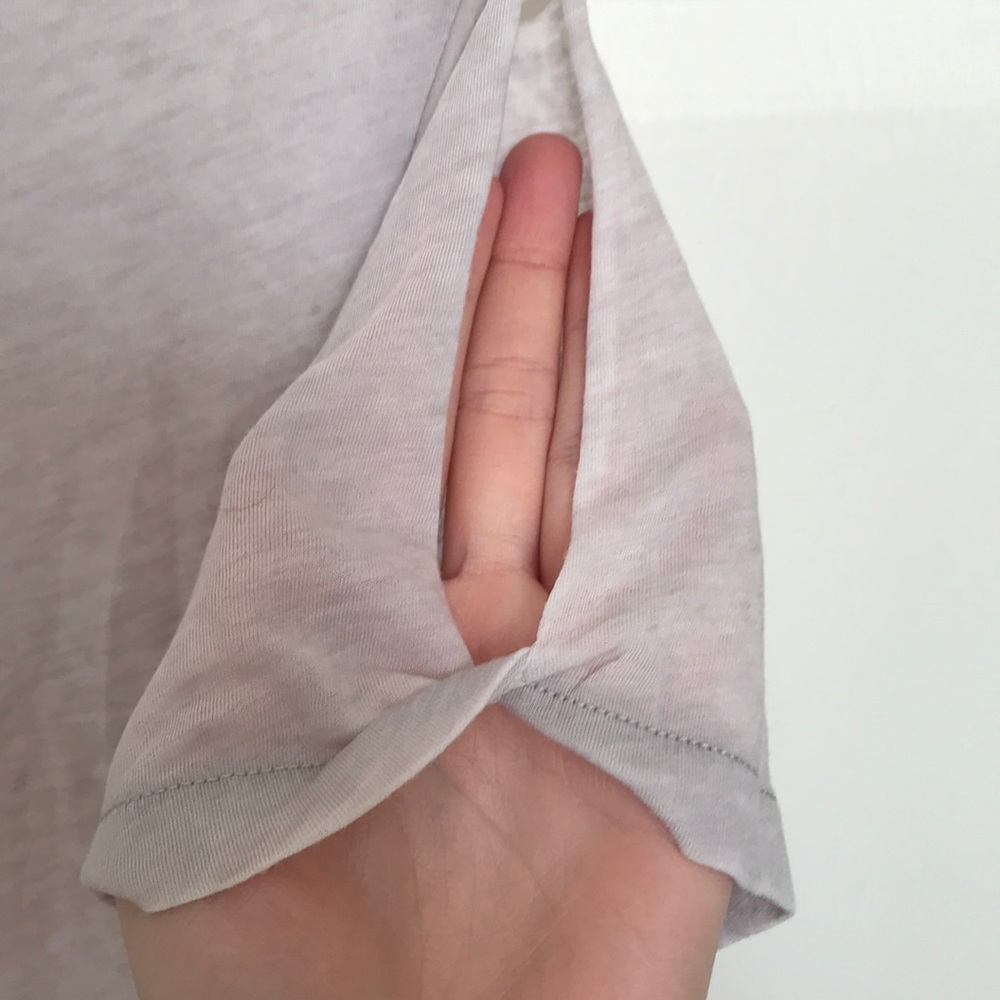 All Saints Burnout Tee w/Cut-out Sleeves - Picture 3 of 3